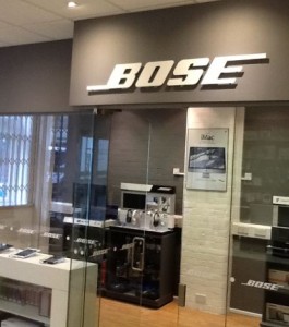 Bose shop by Bristol shopfitter Simon Davies